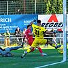 Pascal Rasmus trifft zum 1:0 für Rielasingen-Arlen gegen Backnang. Bild: Spang