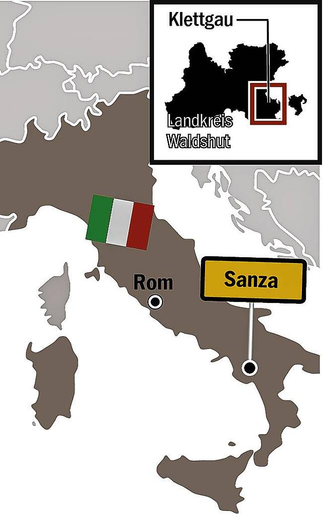 Bild 1: Aus Sanza stammen viele Mitbürger