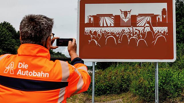 Worauf weist dieses Schild hin? Raten Sie mit!