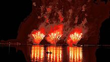 Bild : Wunderschön! Erste Eindrücke vom Feuerwerk beim Konstanzer Seenachtfest