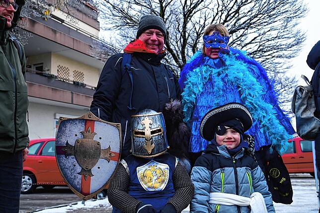 Bild 16: So bunt ist der Kinderumzug beim Dauchinger Narrentreffen