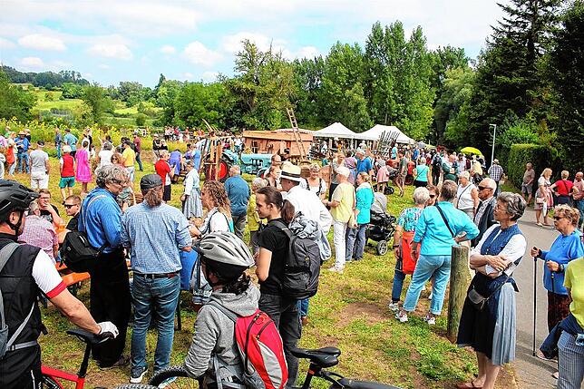Bild 7: Tausende Besucher an der Bohlinger Sichelhenke