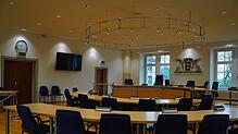 Der Gerichtssaal in Waldshut-Tiengen. Hier ein Archivbild.