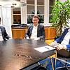 Machen sich für den Beruf als Bürgermeister stark (von links): Holger Mayer (Hilzingen), Marcus Röwer (Volkertshausen) und Benjamin Mors ...