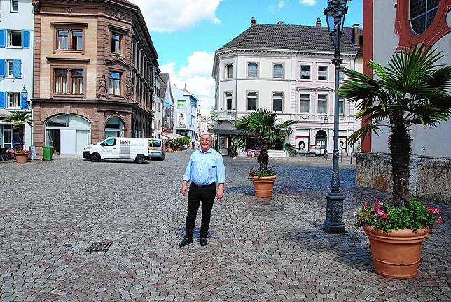 2022: Blick auf den Münsterplatz und Steinbrückstraße.