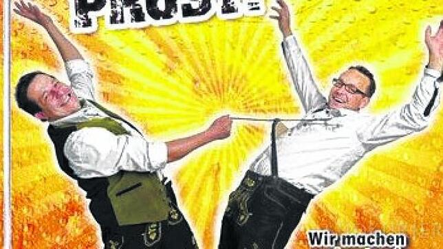 Sie freuen sich auf die Taufe ihrer ersten CD- die beiden Musiker Achim Meder (links) und Michael (Maickel) Kenne. Bild: Kneipengänger