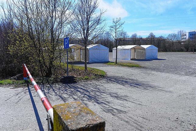 Derzeit wird der P7 unter anderem als Standort für ein Schnelltestzentrum a la „drive in“. genutzt.