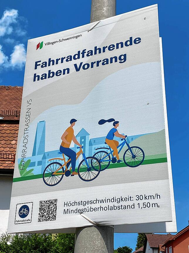 In der Bert-Brecht-Straße haben Radfahrer Vorfahrt &ndash; zumindest offiziell.