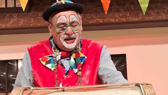 Der Paukenmann in diesem Jahr wurde von Elmar Huber dargestellt. Bild: Susanne Eschbach