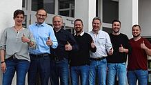 Die Kandidaten der Liste Unabhäniger Bürger (von links): Kathrin Prothmann, Stefan Ebi, Tobias Eckert, Daniel Kaiser, Wilfried Schäfer, ...