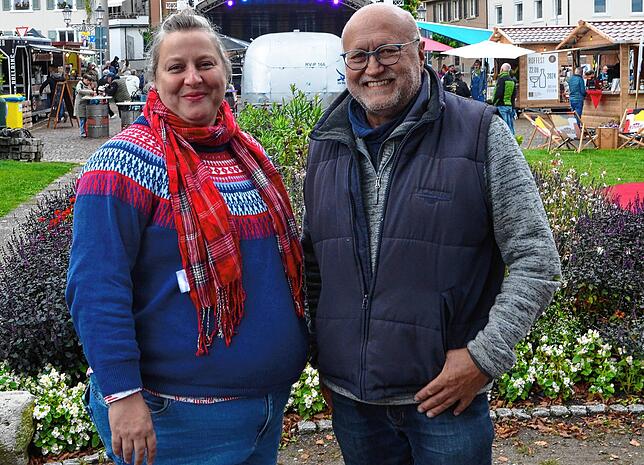 Barbara Bücken und Roland Neubert sagen dem Festival eine gute Zukunft voraus.
