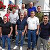 Der neue Gemeinderat von Rickenbach (jeweils von links): vorn Thomas Braun, Andreas Baumgartner, Matthias Vogt, Georg Metzger und Bernd ...