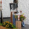 Der Sarg mit Bruno Epple in der Kirche von Wangen.