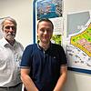 Christoph Sigg und Jan Lehmann arbeiten im Amt für Liegenschaft und Geoinformation der Stadt Konstanz. Sie betreuen das Bauprojekt „Am ...