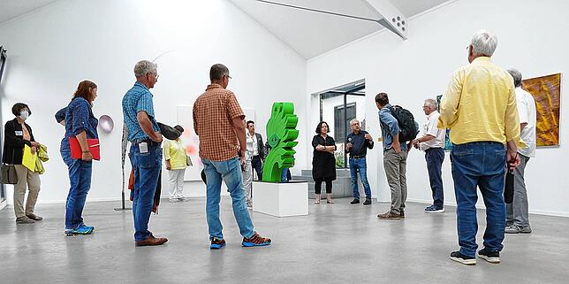 Einen Besuch machte die Jury auch in der Galerie Wohlhüter.