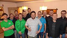 Der Vorstand des Sportvereins Bermatingen (von links): Gregori Poiker, Markus Riegger, Felix Ziegler, Alexander Gohm, Michael Fink, ...