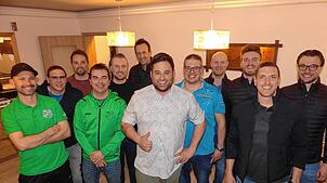 Der Vorstand des Sportvereins Bermatingen (von links): Gregori Poiker, Markus Riegger, Felix Ziegler, Alexander Gohm, Michael Fink, ...