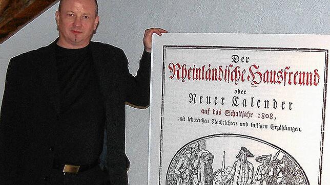 Thomas Schmidt konzipierte vor zehn Jahren die Neugestaltung des Literaturmuseums Hebelhaus und erhält die diesjährige Hebelplakette.