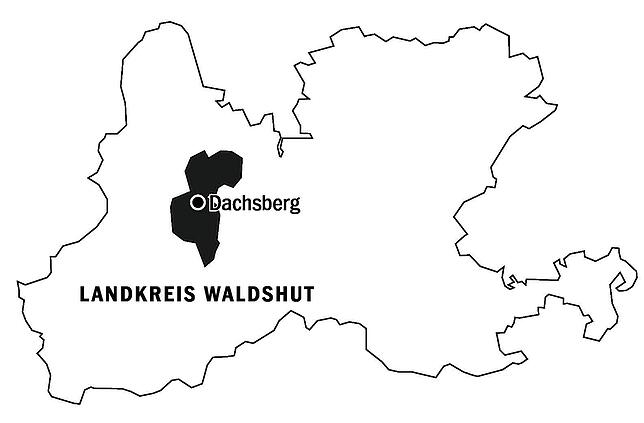 Bild 1: So lebt es sich in Dachsberg: Ein kleines Dorf steht eng zusammen