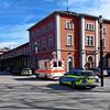 (Archivbild) Im Bahnhof in Singen hat ein 35-Jähriger die Zollverwaltung und das Gebäude der Bundespolizei mit Joghurt beworfen.