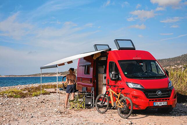 Wer mit dem Camper-Van verreist verbringt meist viel Zeit im Freien.