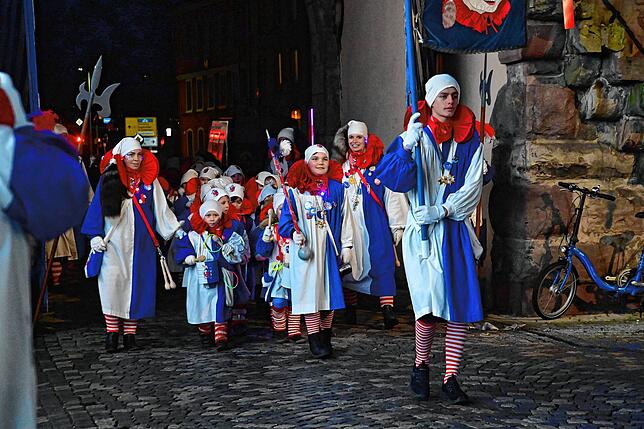 Bild 16: Villinger Fasnet wird mit Feuerwerk am Bickentor begrüßt