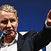 Der Thüringer AfD-Fraktionschef Björn Höcke im September auf dem Schlossplatz in Oranienburg.