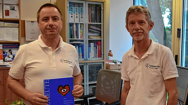Eiskalt erwischt: Die Kardiologen Lutz Sinn und Trudbert Layher.