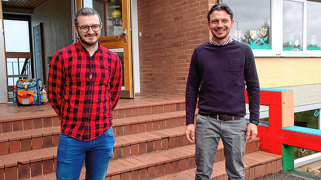 Felix Zapf (links) ist Konrektor, Martin Jegle Rektor der Dinkelbergschule.