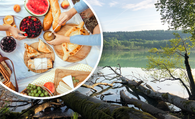 Idealer Plan für einen gemütlichen Sommertag: ein Picknick.