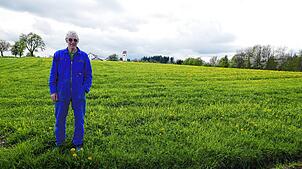 Auf zwei Flächen auf der Gemarkung Homberg möchte Albert Scherer Agri-PV-Anlagen errichten. Foto: Wolf-Dieter Guip