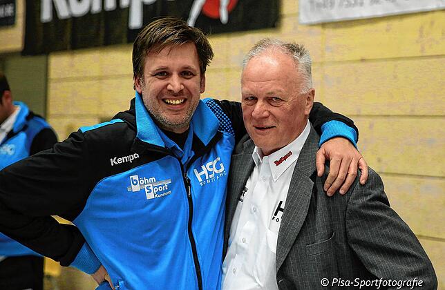 Sie halten auch in Krisenzeiten zusammen: Daniel (links) und Otto Eblen.