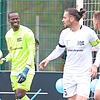 Hinten soll die Null stehen: Auf FC 08 Villingens Torhüter Ibrahima Sy (links) und Abwehrchef Dragan Ovuka wartet in Freiberg sicherlich ...