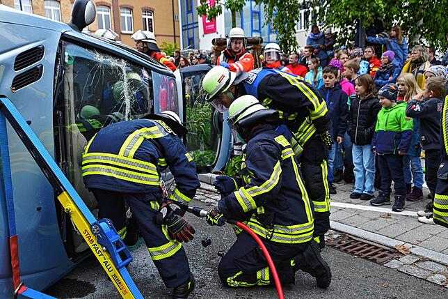 Bild 10: Bilder von der Hauptprobe der Feuerwehr St. Georgen