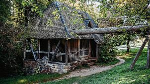 Die über 250 Jahre alte Hausmühle vom Hochbronner Hof bei St. Georgen steht am Pfingstmontag im Mittelpunkt des Freilichtmuseums.