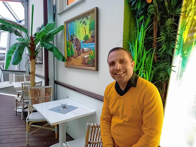 Mohamed Mohsen, Geschäftsführer des Hotels Linde in der Karlstraße.