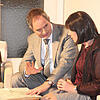 Mario Geng und Brigitte Vogel, hier in der aktuellen Produktion „Plötzlich und unerwartet“, gehören zum Ensemble des Theaters Wiwa der ...