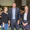 Stadtplanerin Tina Mühleck von Translake, Bürgermeister Andreas Schmid und Lisa Frauhammer, ebenfalls von der Konstanzer Beratungsfirma ...