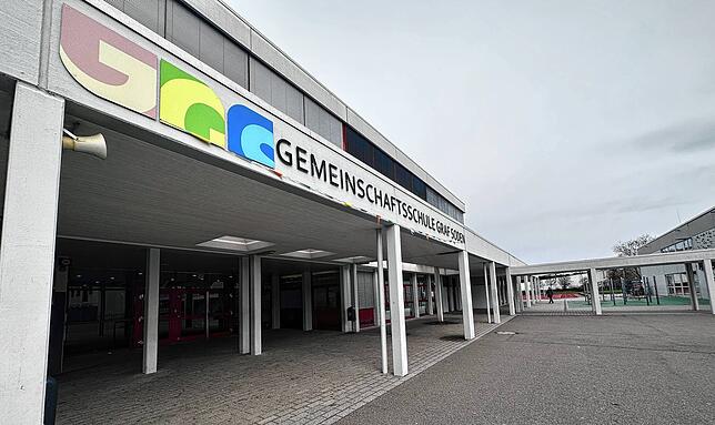 Der Schulhof der Gemeinschaftsschule.