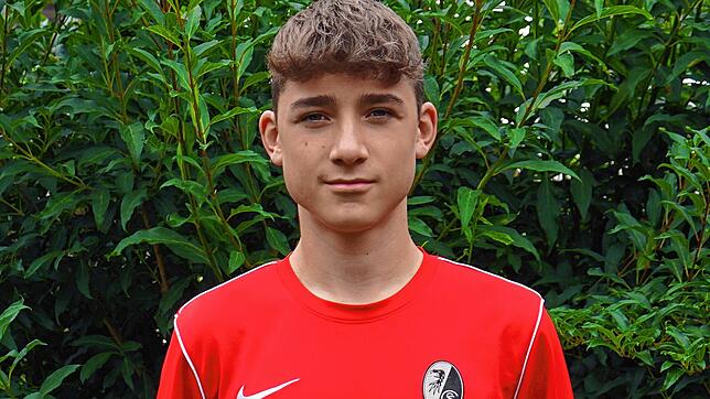 Zwangspause: Robin Maier aus Obermettingen spielt in der U17 des SC Freiburg. In Jestetten kann er aber verletzungsbedingt nicht dabei sein.