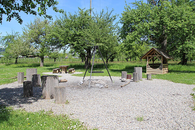 Das Grillplatz-Gelände in Oberteuringen.