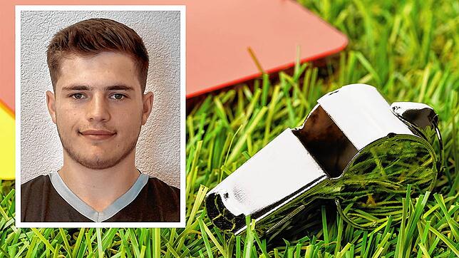 Bild : Für Jan Burgenmeister ist die Schiedsrichterei einfach das schönste Hobby