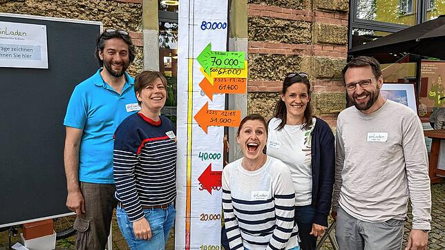 Thomas Hinke, Carolin Ast, Christiane Kragh, Dorothea Waltl und Jan Barthelmes von der Zukunftswerkstatt können sich echt freuen: ...