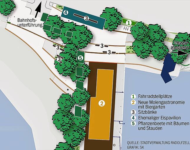 So soll die Radolfzeller Mole künftig aussehen.