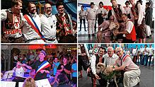 Einige der Bockgewinner (von links oben): Oliver Novak (2024), Joe Keller (2023), Christian Wässerle (2022) und Klaus Danner (2019).