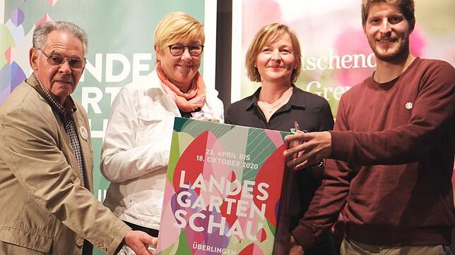 Sie haben sich schon bereit erklärt, bei der Landesgartenschau ehrenamtlich mitzuhelfen (von links): Winfried Ritsch, Heike Huther, ...