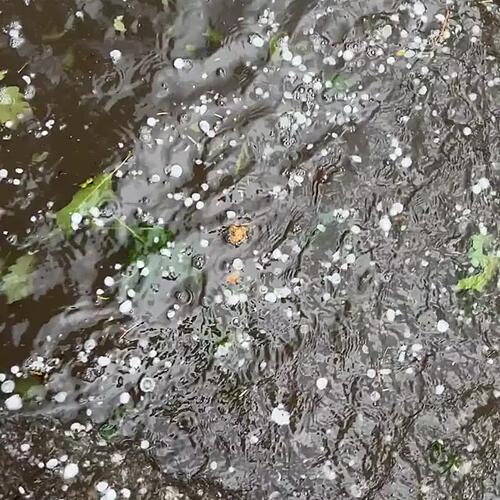 Wassermassen in der Bergseestraße