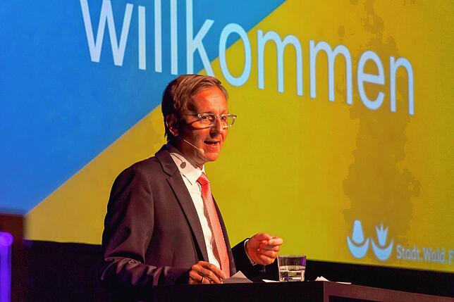 Bild 4: Bilder vom Festakt zur Eröffnung der Waldshuter Stadthalle mit Sänger Max Mutzke