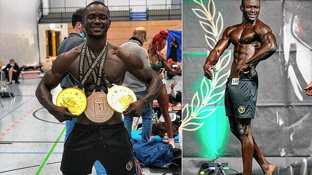 Christian Ani (21) war am vergangenen Wochenende bei den Deutschen Fitness-Meisterschaften in Bindlach gleich mehrfach erfolgreich.