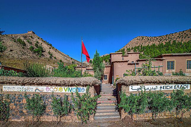 Der von Stefanie Tapal-Mouzon und ihrem Mann Haddou gegründete Campus Vivante in Marokko.